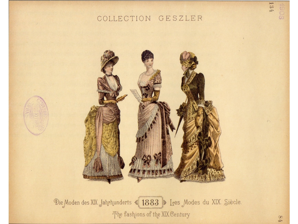 Seidenbänder 1883 aus einem Katalog
