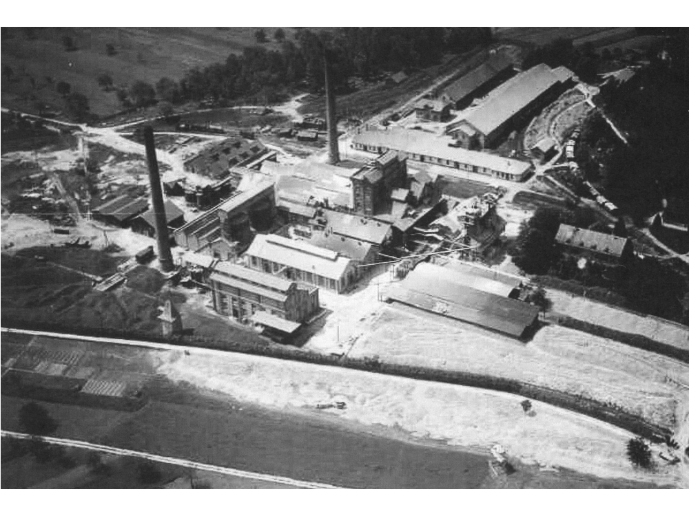 Solvay Fabrik um 1900