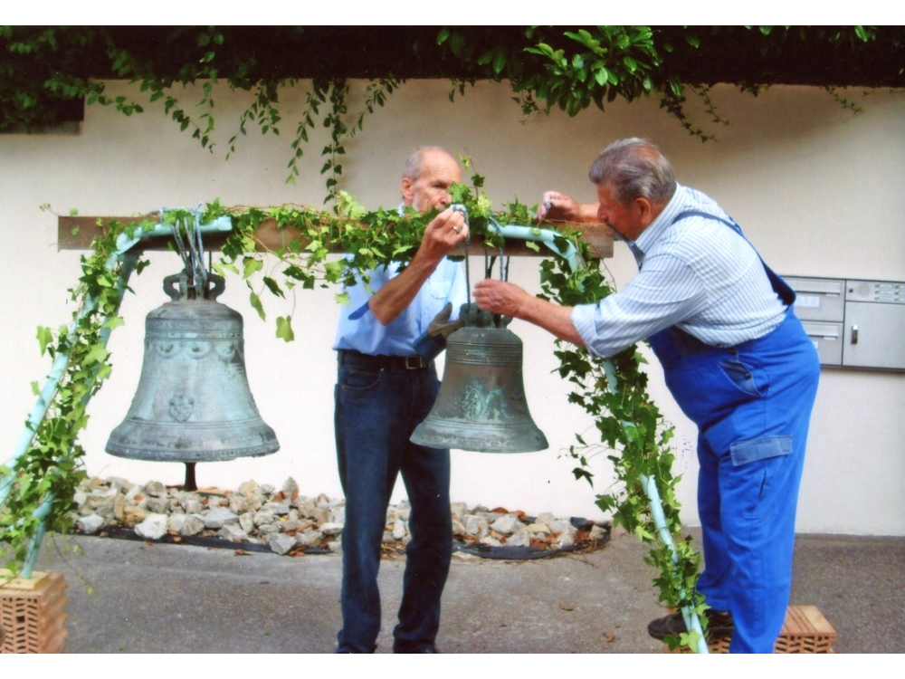 ehemalige Glocken der Himmelspforte, ausgestellt im Musée sentimental 2011
Westermann_Glocken_4_m
