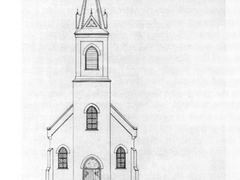 Entwurf ev. Kirche Wyhlen 1895