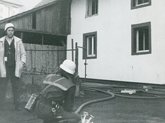 Brand in der Bergstrasse am 7.2.1986